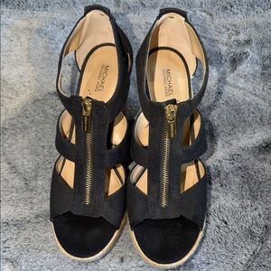 Michael Kors Black Espadrille Sandals